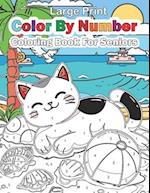 Large Print Color By Number Coloring Book For Senior