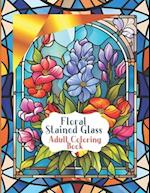 Stained Glass Flower Windows for a Pleasurable Coloring Experience