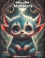 Adorable Monsters Coloring Book