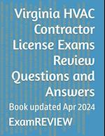 Virginia HVAC Contractor License Exams Review Questions and Answers