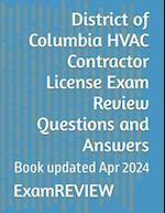 District of Columbia HVAC Contractor License Exam Review Questions and Answers