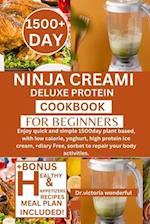 Ninja Creami Deluxe Protein Cookbook for Beginners
