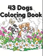 43 Dogs Coloring Book