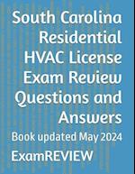 South Carolina Residential HVAC License Exam Review Questions and Answers