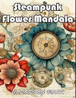 Steampunk Flower Mandala Coloring Book