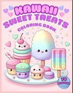 Kawaii Sweet Treats Coloring Book