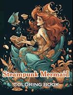 Steampunk Mermaid Coloring Book