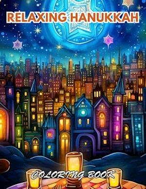 Relaxing Hanukkah Coloring Book