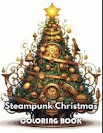 Steampunk Christmas Coloring Book