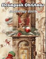 Steampunk Christmas Coloring Book