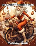 Steampunk Christmas Coloring Book