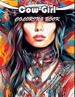 Cow Girl Coloring Book