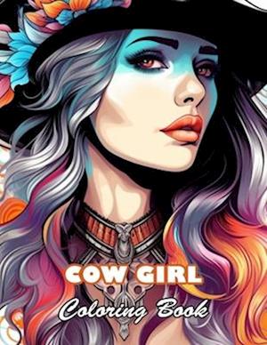 Cow Girl Coloring Book