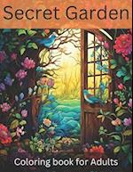 Secret garden coloring book for adults