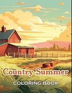 Country Summer Coloring Book