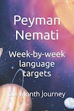 Week-by-week language targets