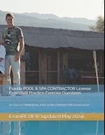 Florida POOL & SPA CONTRACTOR License Exam Self Practice Exercise Questions