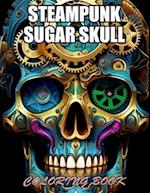 Steampunk Sugar Skull Coloring Book