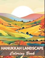 Hanukkah Landscape Coloring Book