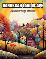 Hanukkah Landscape Coloring Book