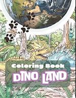 Coloring Book Dino Land