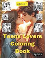 Teens Lovers Coloring Book