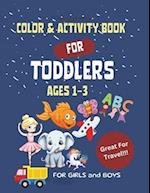 Color & Activity Book For Toddlers