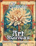 Blooms Art Nouveau Coloring Book