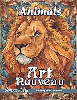 Animals Art Nouveau Coloring Book