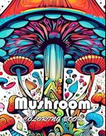 Mushroom Coloring Book For Adults