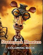 Steampunk Monsters Coloring Book