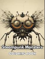 Steampunk Monsters Coloring Book