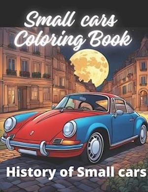 Coloring Book - Cars - Small - History of Small cars - adult coloring book