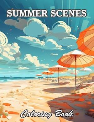 Summer Scenes Coloring Book