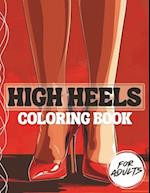 High Heels Coloring Book For Adults