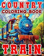 Country Coloring Book - Train