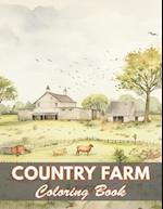 Country Farm Coloring Book