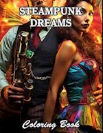 Steampunk Dreams Coloring Book