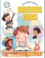 Dream Jobs Coloring Book ages 3-8