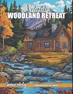 Relaxing Woodland Retreat Coloring Book