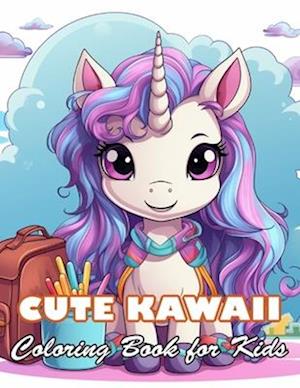 Cute Kawaii Coloring Book for Kids