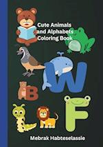 Cute Animals and Alphabets book for kids