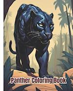 Panther Coloring Book For Toddlers