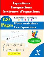 Équations, inéquations et systèmes d'équations