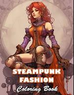 Steampunk Fashion Coloring Book