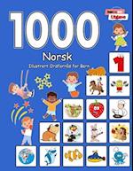 1000 Norsk Illustrert Ordforråd for Barn (Svart og Hvit Utgave)