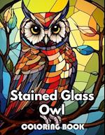 Stained Glass Owl Coloring Book