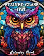 Stained Glass Owl Coloring Book