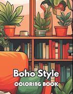 Boho Style Coloring Book