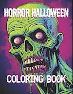 halloween horror coloring book for adults